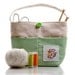 Sewing Project Tote with a Hand Embroidered Monkey