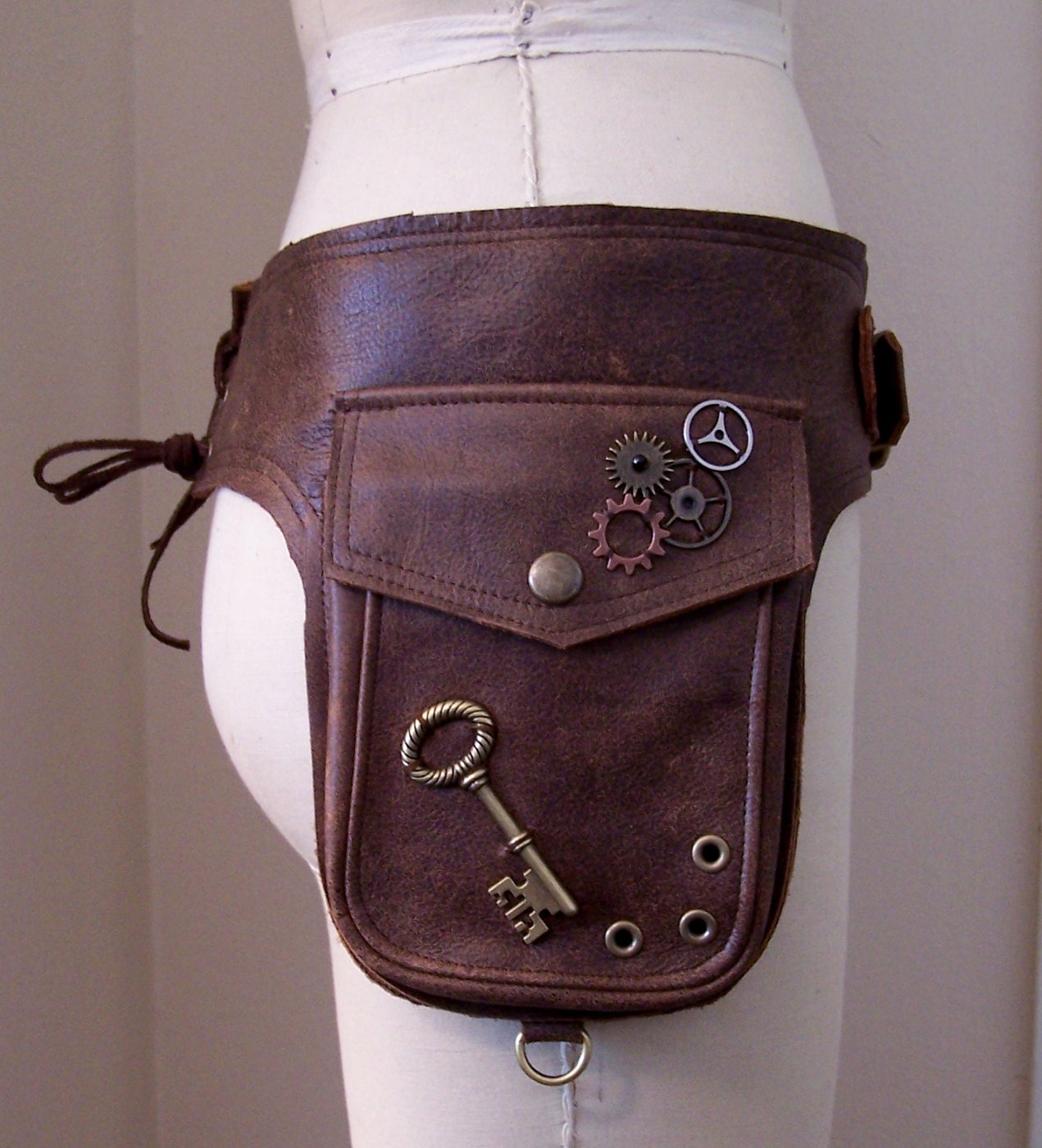 steampunk hip bag