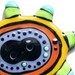 Zuma Button--Handmade Glass Lampwork Button