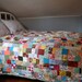 farmhouse quilt queen size colorful and charming