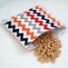 Chevrons (Preppy) - green by mamamade Eco-Friendly Reusable Sandwich Bag