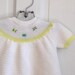 Baby Girl's Vintage White and Floral Sweater Dress (18 months)
