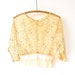 Vintage Altered Antique Sheer Lace Blouse