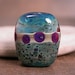Lampwork Boro Focal Bead Ocean Blues and Greens Divine Spark Designs SRA LETeam