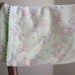 vintage flannel recieving blanket- yellow, pink & green circus