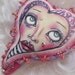SALE 20% off FabRiC faCe PiN ArT DoLL