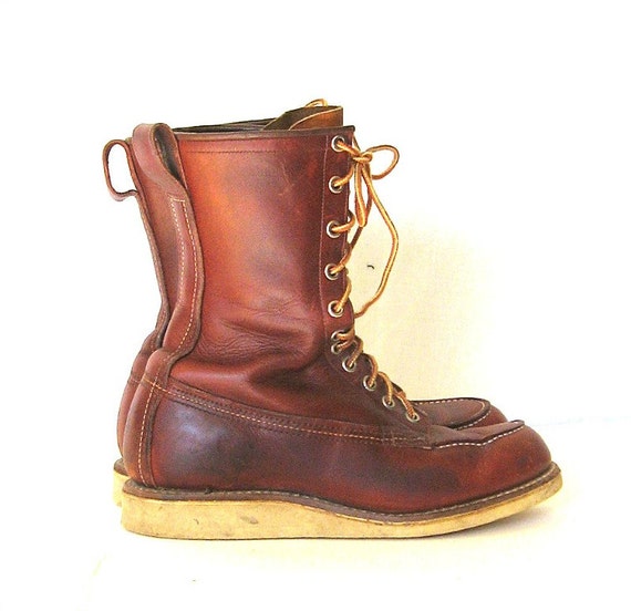 Vintage Boots/1950s Chippewa Boots Fin and by vintageandmore