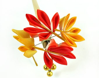 Momiji Kanzashi - Autumn Leaves
