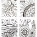 Download PrintableAdult Coloring Pages Coloring Book hand drawn pages by Robin Mead, printables flower leaves vines