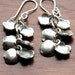 Lily of the Valley Earrings Handmade in Sterling Silver Bridal Earrings Unique Metalwork