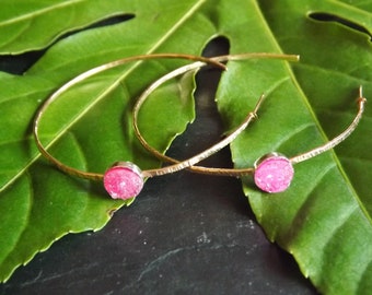 Mabel Opal Hoops Medium - RESTOCK main image 1