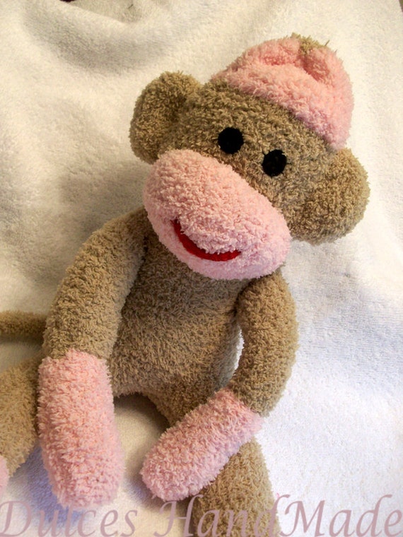 sock monkey plush toy