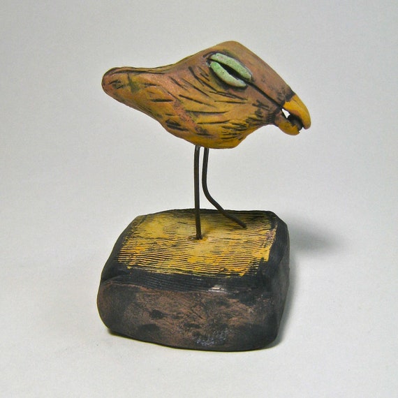 Ceramic Bird sculpture Bird Art Object Beauty Bird