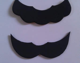 Mario and Luigi Inspired Mustache Package, Adhesive Mustaches, 4 pack, Mustache party, birthday party, party favors