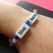 laugh cry / live learn - poem inspiration bracelet