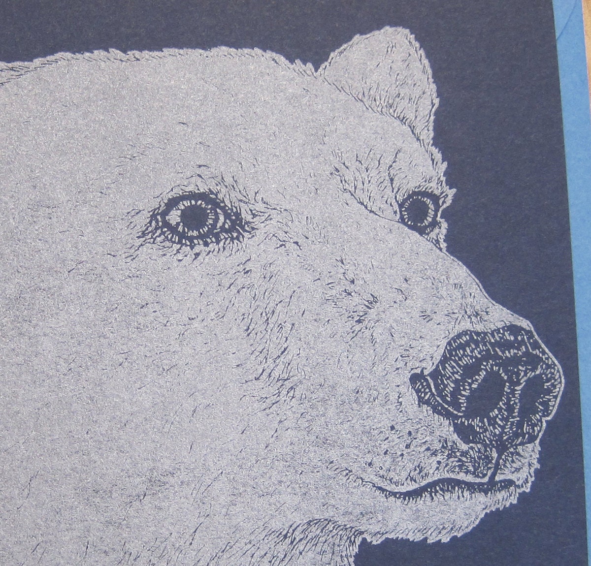 Polar Bear Card