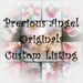 Custom listing for lovebeingmom1972 3 Monogrammed / Embroidered Boutique 4 inch Hair Bow with a single initiall