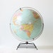 Vintage Globe on Retro Stand - Nystrom 16" Political Globe