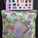 I Spy Bag - Mini with Sewn Word List and Detachable Picture/Word List- Butterfly Garden
