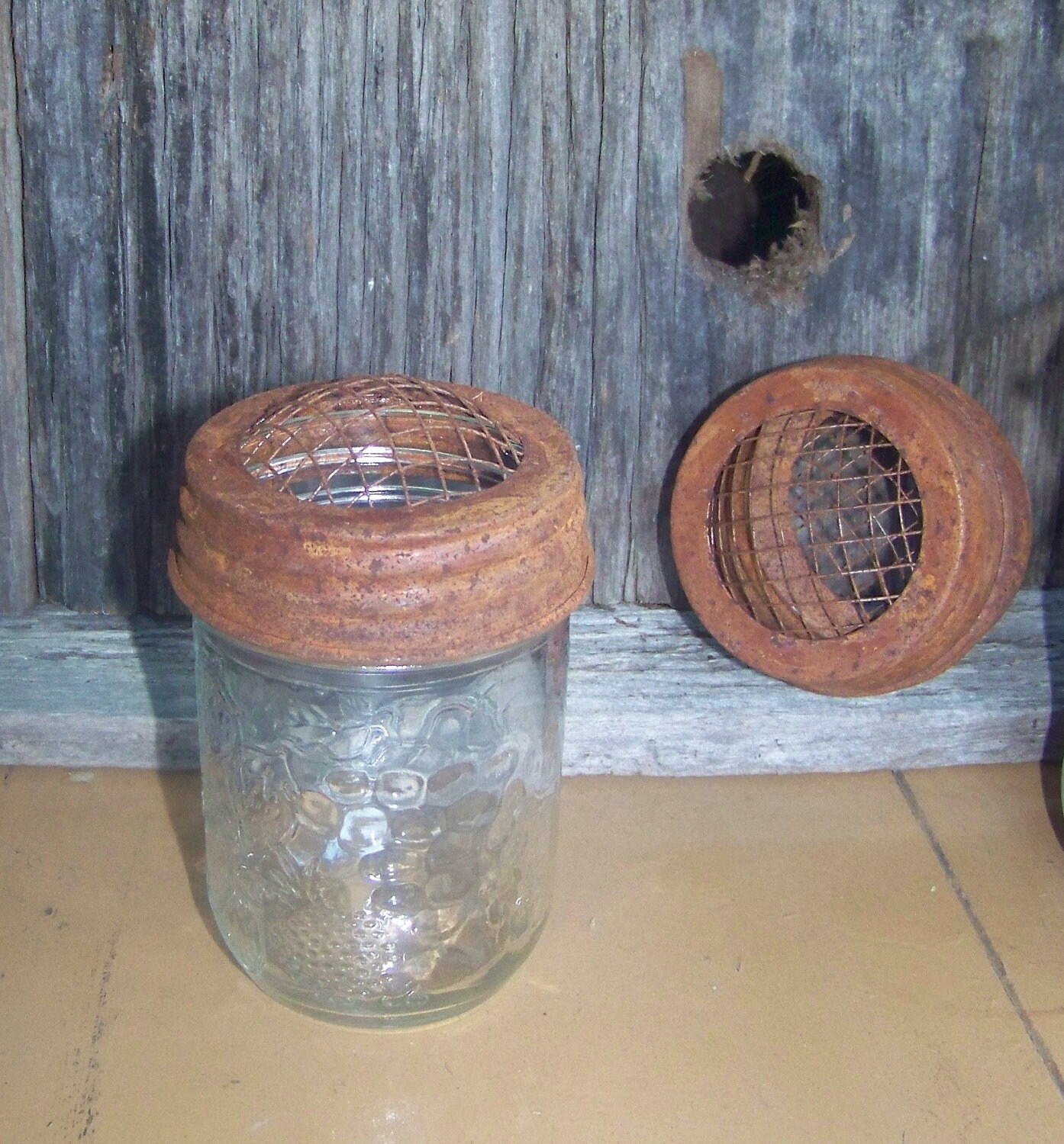 3 Inch Rustic Jar Lid FrogFlower VaseMason Jar Lidset of 2