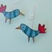 Exotic Birds Earrings
