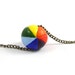 Hot Air Balloon Necklace - Rainbow Necklace - Hot Air Balloon - Up Up and Away - Multicolored Jewelry