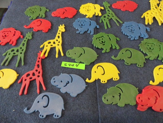 Zoo Animal Stencils for Creative Kids Parties 36 pcs. S444