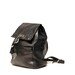 black leather 80s BACKPACK grunge UNISEX