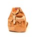 PATCHWORK tan leather 80s RUCKSACK backpack unisex