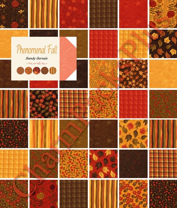 PHENOMENAL FALL Moda Charm Pack 5 inch Quilt by charmpacks