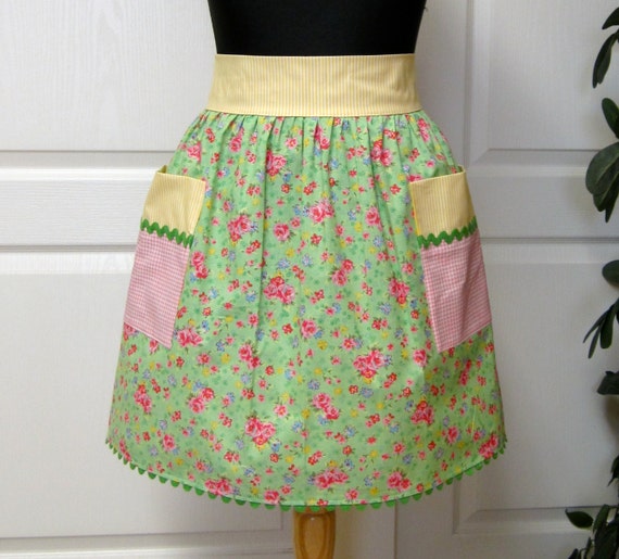 Vintage Retro Half Apron Flair for Cooking Cute by GreatGoods