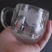 Vintage Globe Glass Mugs - Nescafe - set of 6