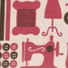1 yard-Sewing Notions in Berry (40A01), Kokka
