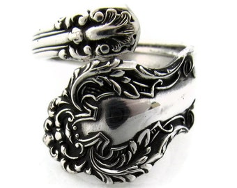 Spoon Ring Size 3 To 8 Rare Cedric Wrapped Demitasse