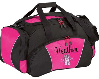 Personalized Duffle Bag Dance Ballet Competition Monogrammed Ballerina Duffel