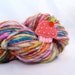Hand Spun Bulky Art Yarn- Confetti Cupcake