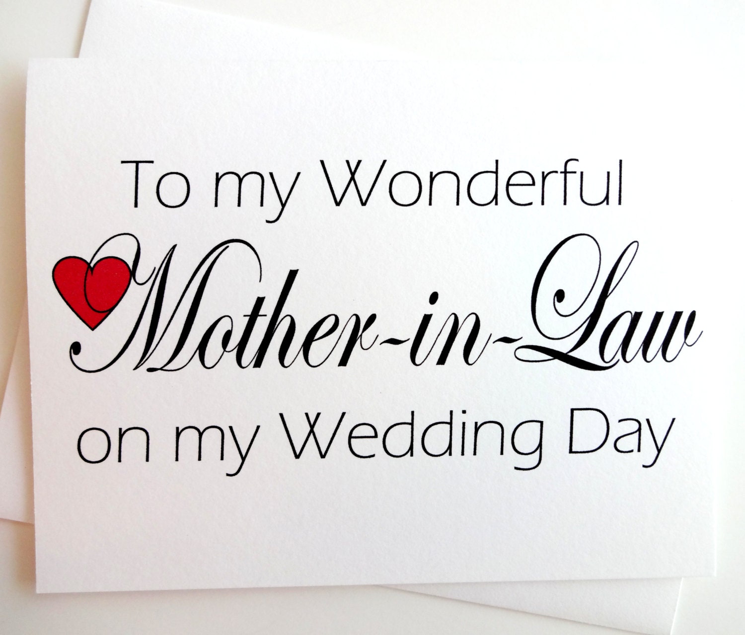 Wedding Thank You for MotherinLaw Card by lilcubby on Etsy