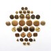 RESERVED for Lmmaxwe2- Vintage Button Sets- Gold Digger