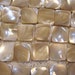 Mother of Pearl Natural Semi precious Shell Square Beads 15mm