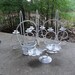 Wrought Iron Candle Holders Vintage Wedding Decor Table Settings Bridal Shower Garden Decor Country Cottage Chic Prairie Set of 6
