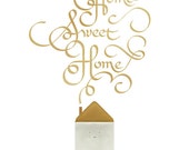 Home sweet home print (by Blanca & Juanjo)