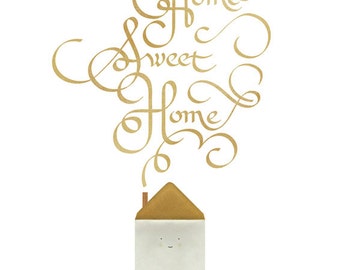 Home sweet home print (by Blanca & Juanjo)