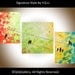 birds art Abstract Triptych painting Impasto birds on a wire" Beautiful Autumn" by QIQIGALLEY