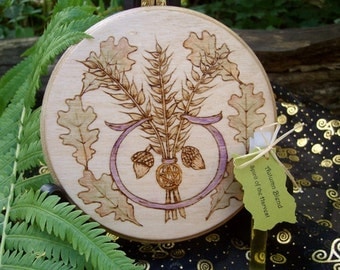 Made to Order Sheath of Wheat Mabon Altar Tile