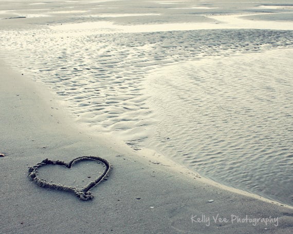 ... ocean, romantic, sand, water, summer, sunrise - Heart of the Ocean - 8