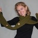 Custom Chunky Button Scarf with Wood Buttons in Your Choice of Color