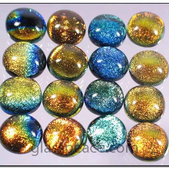 Fused Glass Cabochons WHOLESALE Jewelry Supplies Dichroic