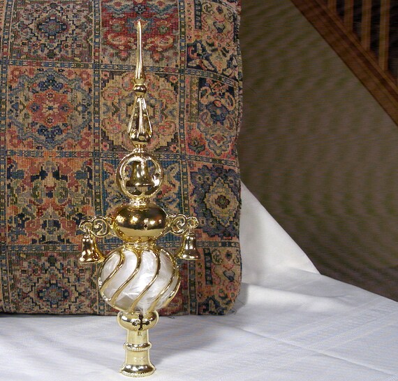 bradford christmas tree topper carillon spire vintage gold bradford christmas tree topper carillon spire vintage gold