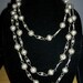 Vintage 6ft Mexican Pierced Silver Filigree Channetille Wedding Necklace 6ft Tribal Folk Necklace