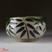 Oribe-style Stoneware Tea Bowl (matcha chawan)